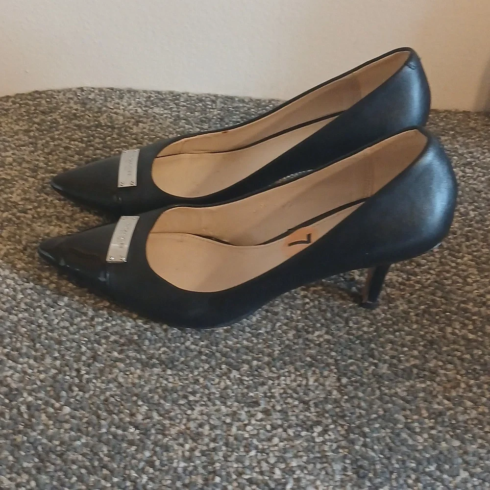Coach Zan Black Leather Women's Pumps Size 7